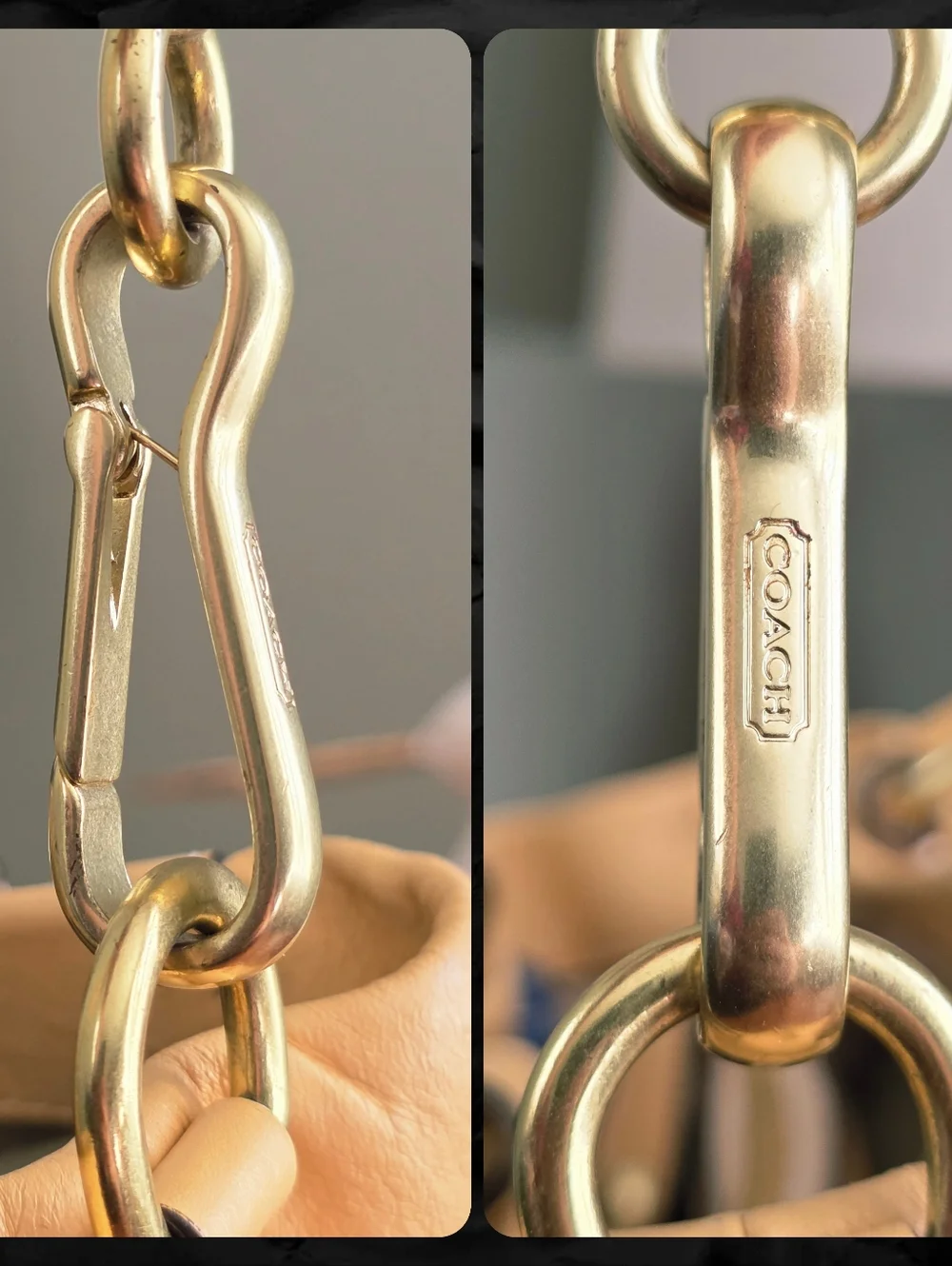 Coach 14574 Ashley Carryall Satchel Yellow Leather Shoulder Bag Y2K - Picture 11 of 16